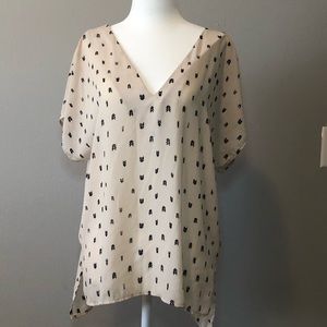 Vick collection nude/ cream float top